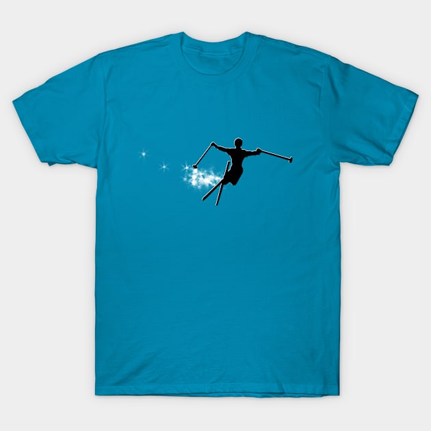 ski powder trail T-Shirt by asyrum